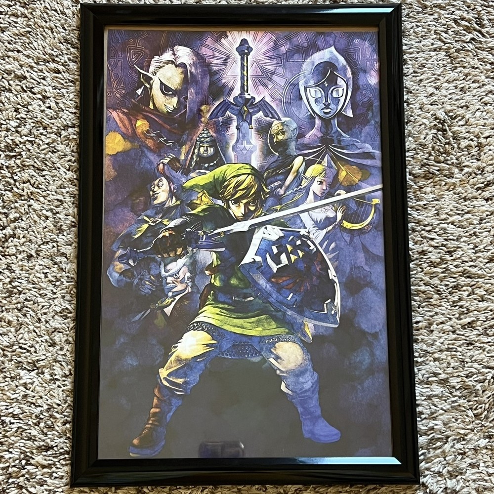 The Legend of Zelda: Skyward Sword HD GameStop PreOrder Poster - 11x17