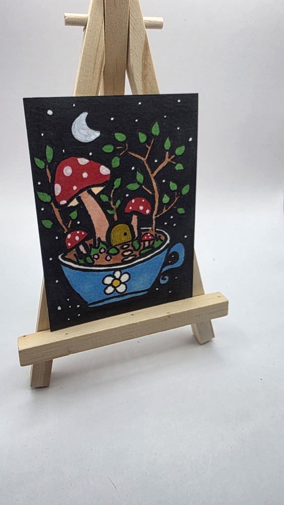 Pocket Worlds Miniature ACEO Art Cards – Whimsical Tiny World Collection OOAK