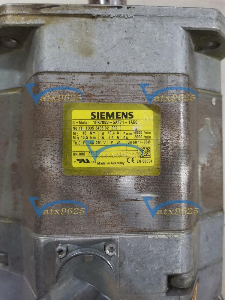 1Pc Used Siemens Servo Motor 1Fk7083-5Af71-1Ag0