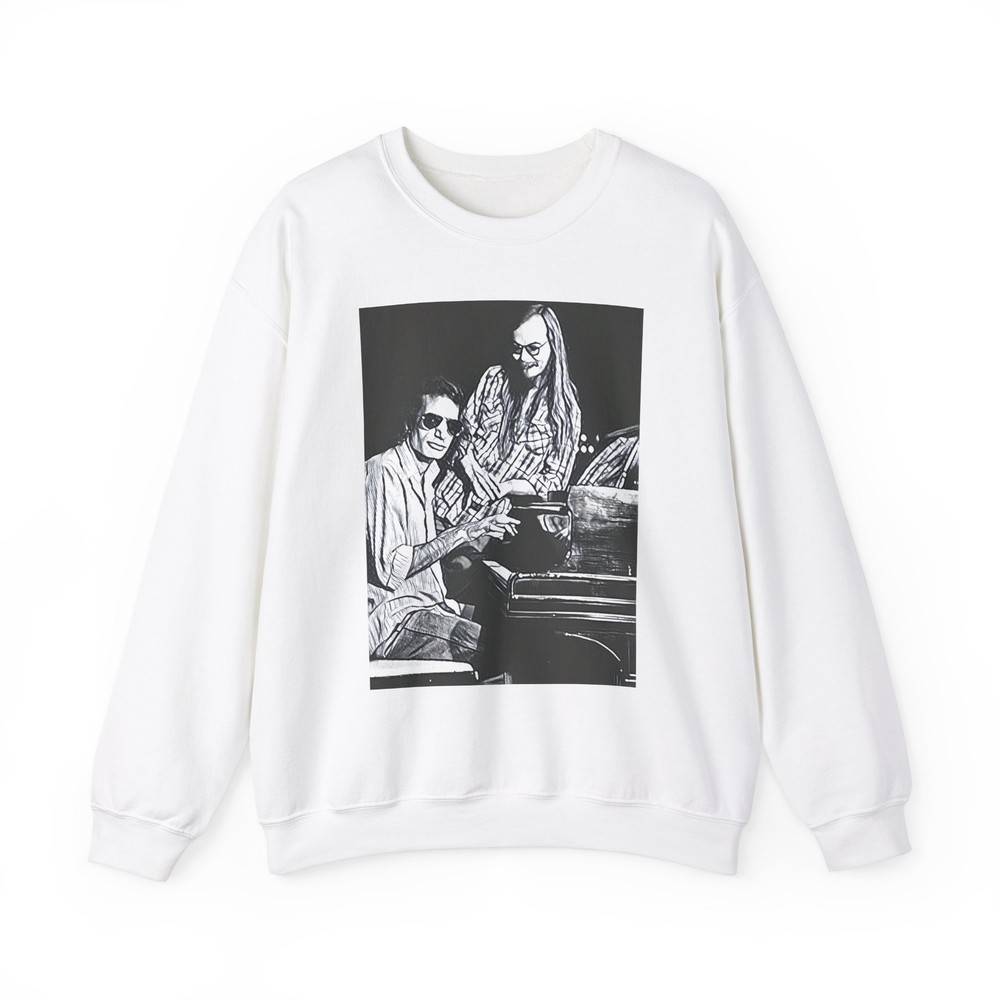 Steely Dan Graphic Print Long Sleeve Unisex Heavy Blend™ Crewneck Art Sweatshirt