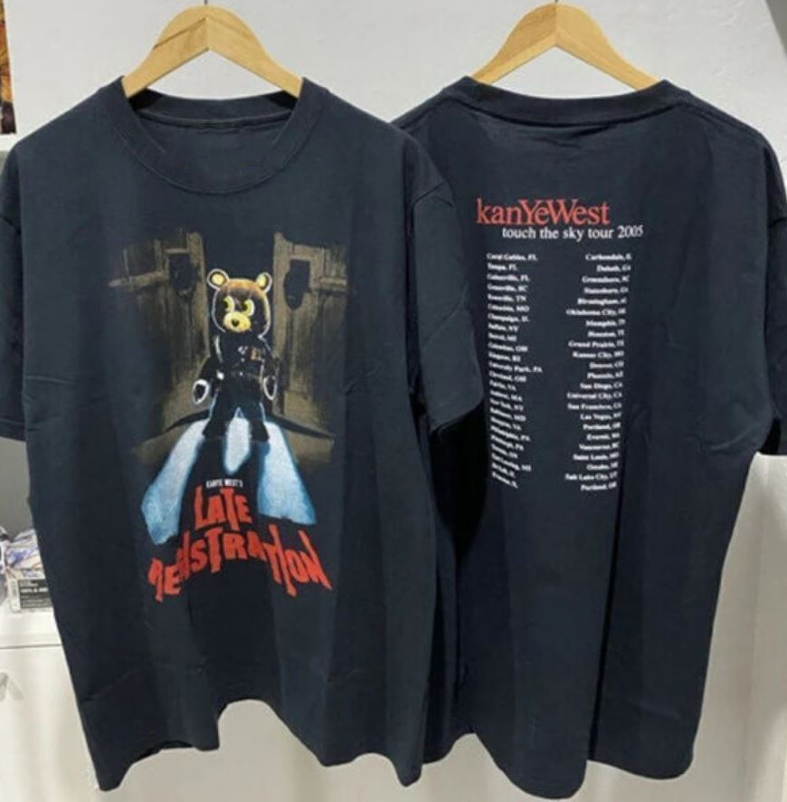 Kanye West Late Registration 2005 Vintage T-Shirt Unisex S-5XL Gift Fans