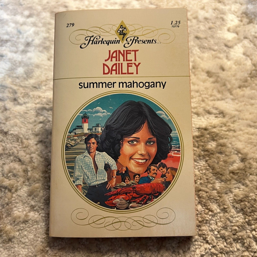 Summer Mahogany Romance Paperback Book by Janet Dailey from Harlequin Books 1979