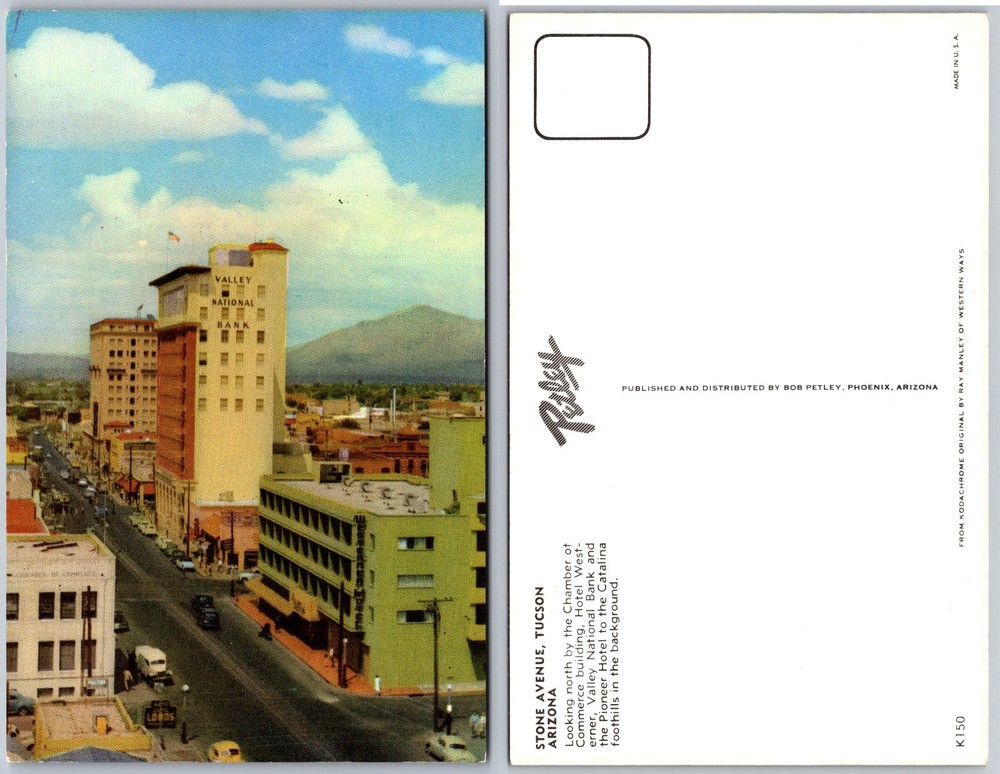Valley National Bank Tucson AZ Postcard