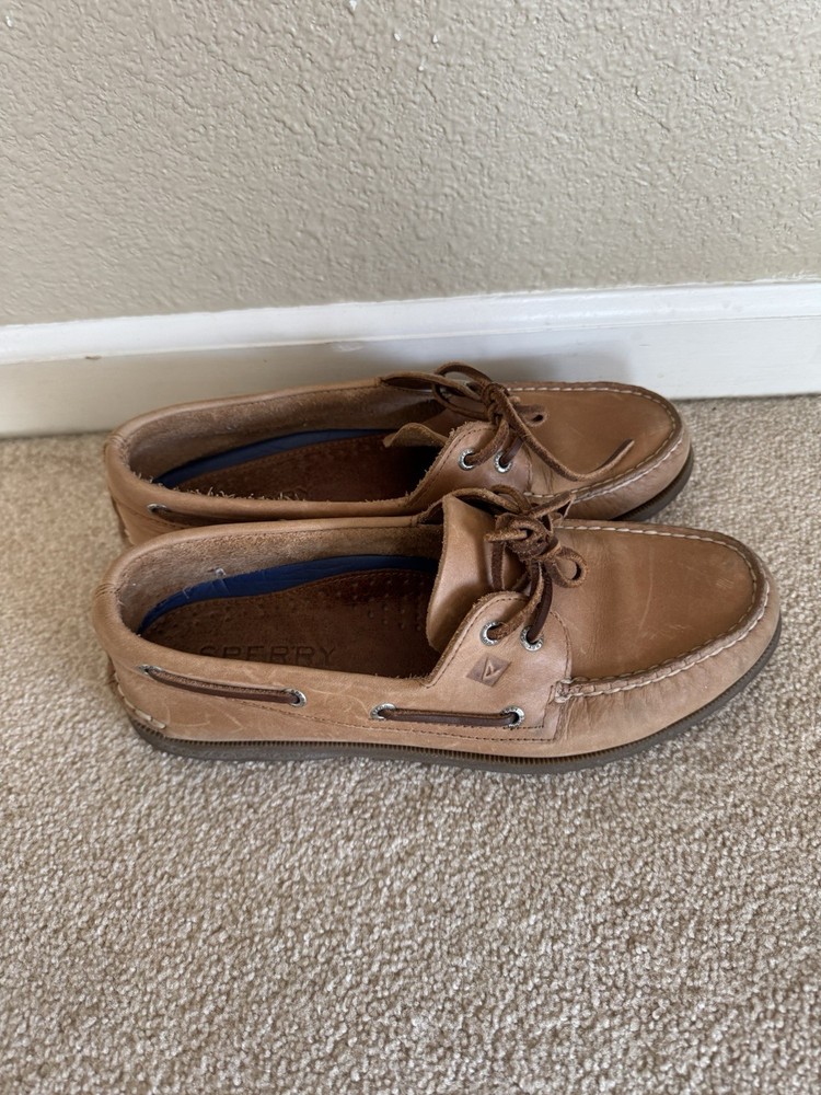 Sperry Top-Sider Men's  Authentic Original Shoe, Sahara Leather Size 9.5