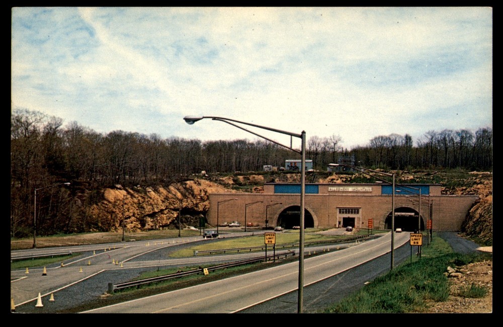 Postcard New Pennsylvania Turnpike, Allegheny Tunnel