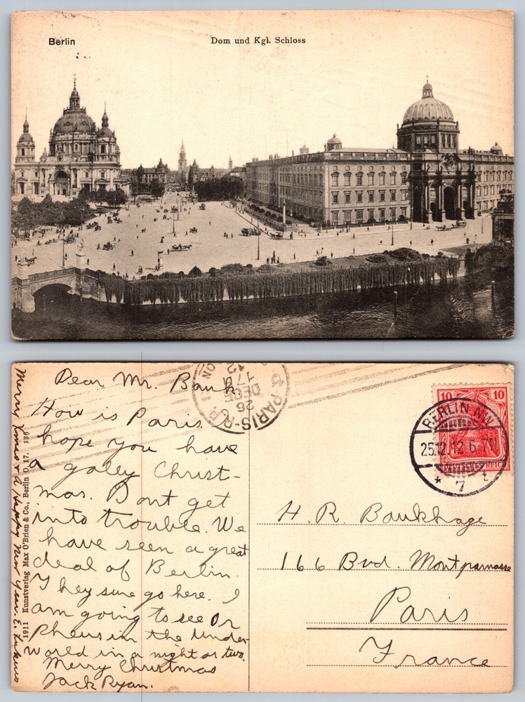 Berlin Dom Und Kgl Schloss Postcard