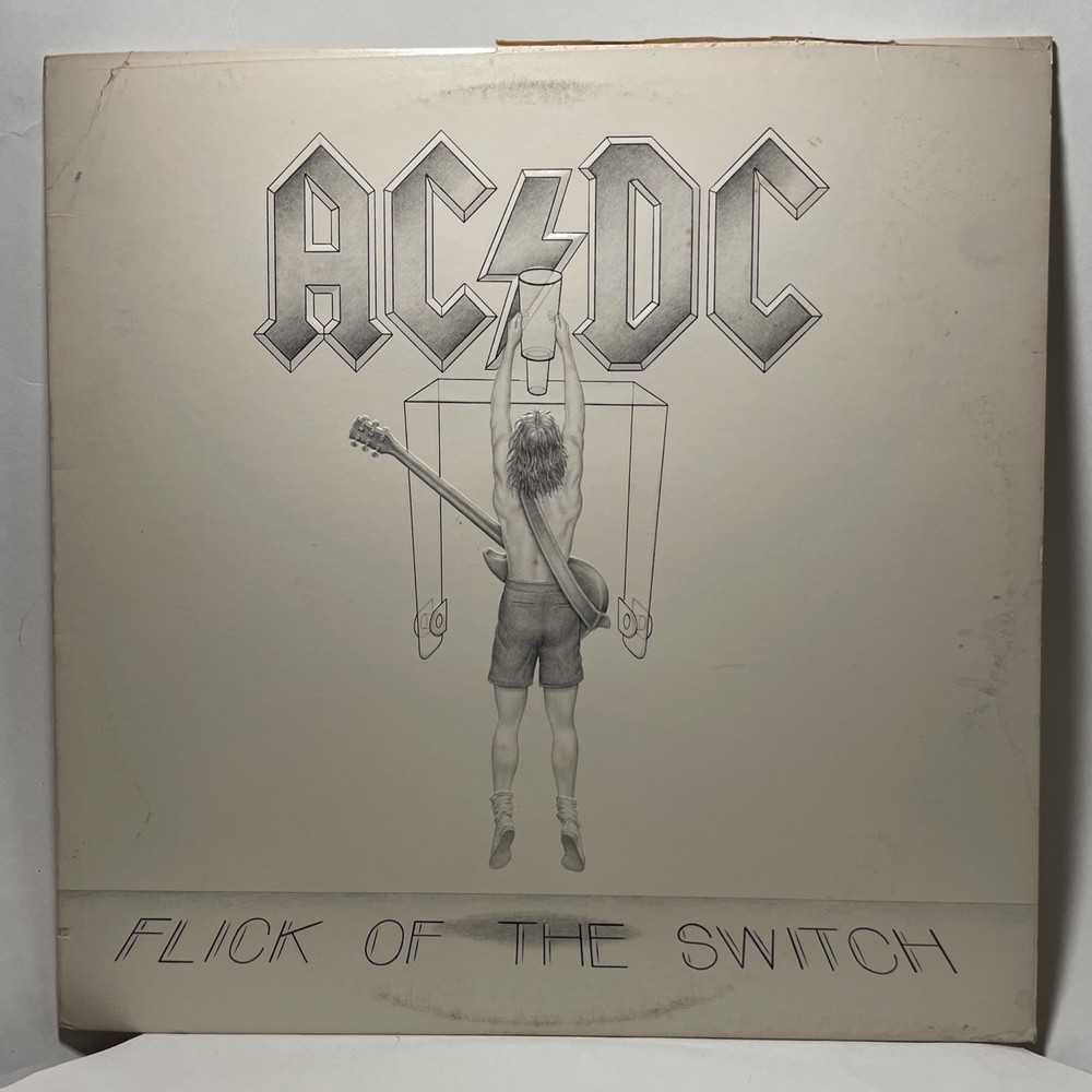 AC/DC - Flick Of The Switch - FAST SHIPPING - Rare Original Vinyl Lp
