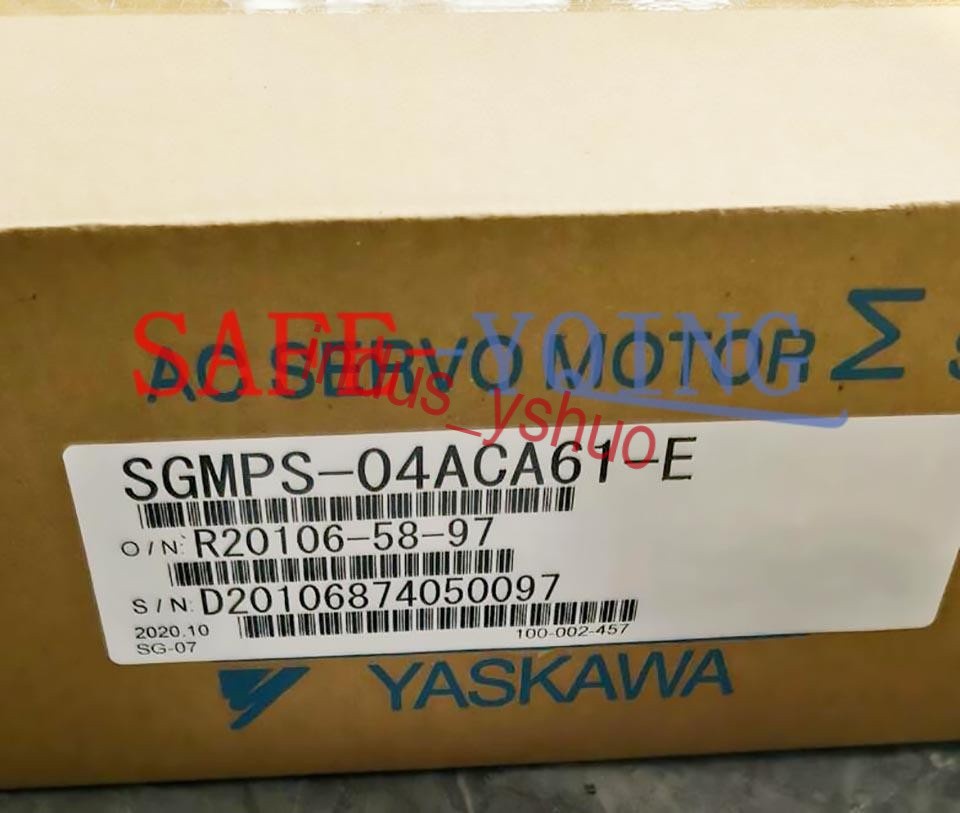 One New Yaskawa Servo Motor Sgmps-04Aca61-E