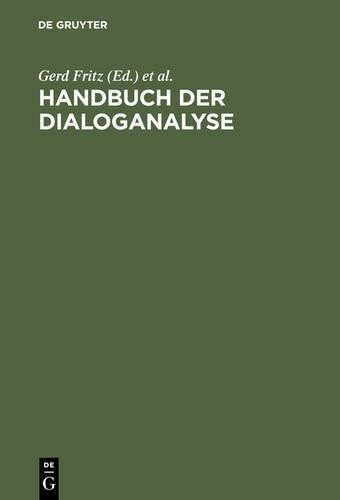 Handbuch der Dialoganalyse (Hardback)