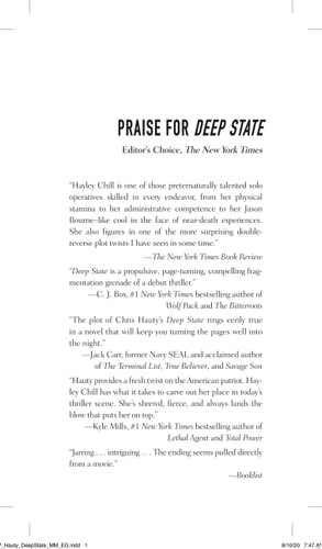 Deep State: A Thriller (1) (A Hayley Chill Thriller) by Hauty, Chris, Acceptable