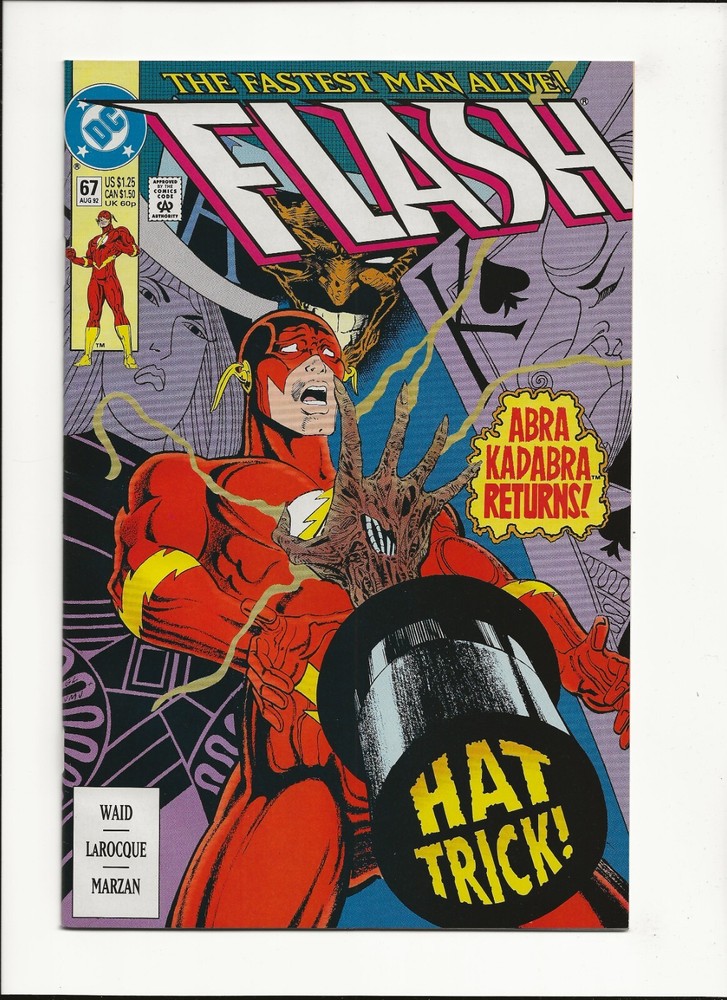 Flash #67 1992 F VF DC Comics Mark Waid Abra kadabra-image