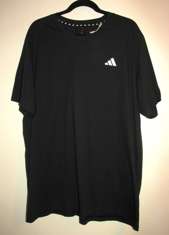 Mens Adidas Aeroready Black Training Tee (Size 2XL) BRAND NEW W TAGS