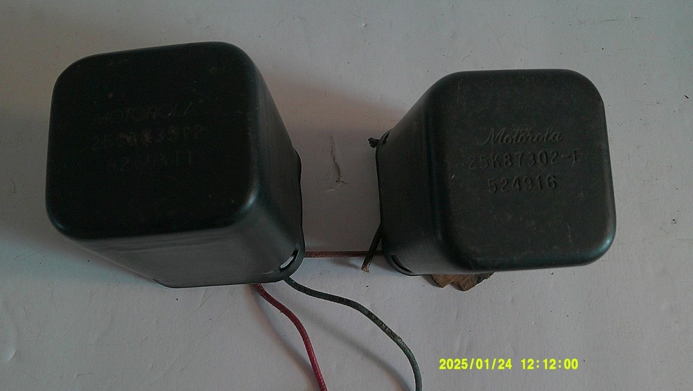 Vintage 1950's Police Motorola Radio Transformer & Choke