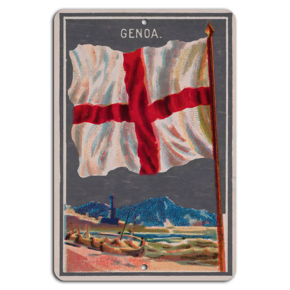 Historic Genoa Flag: Timeless Italian Pride