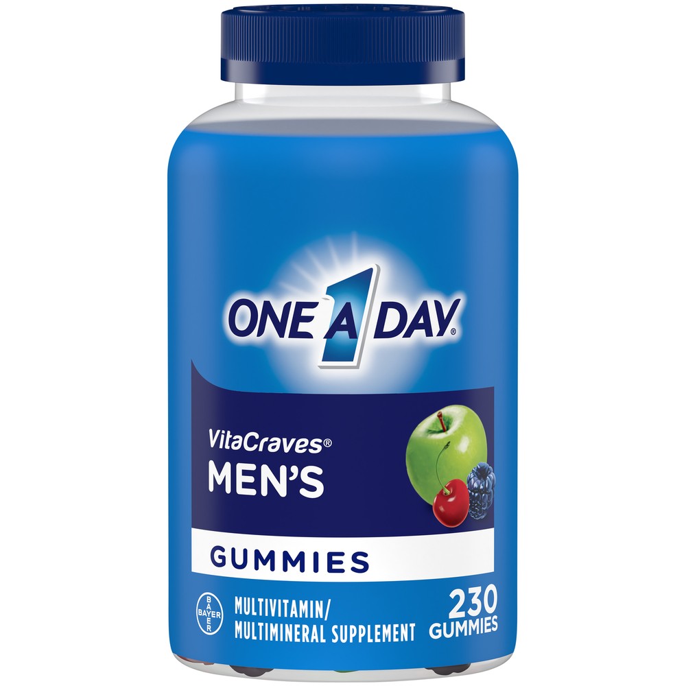 One A Day Mens Multivitamin Gummies 230 Count for Daily Health