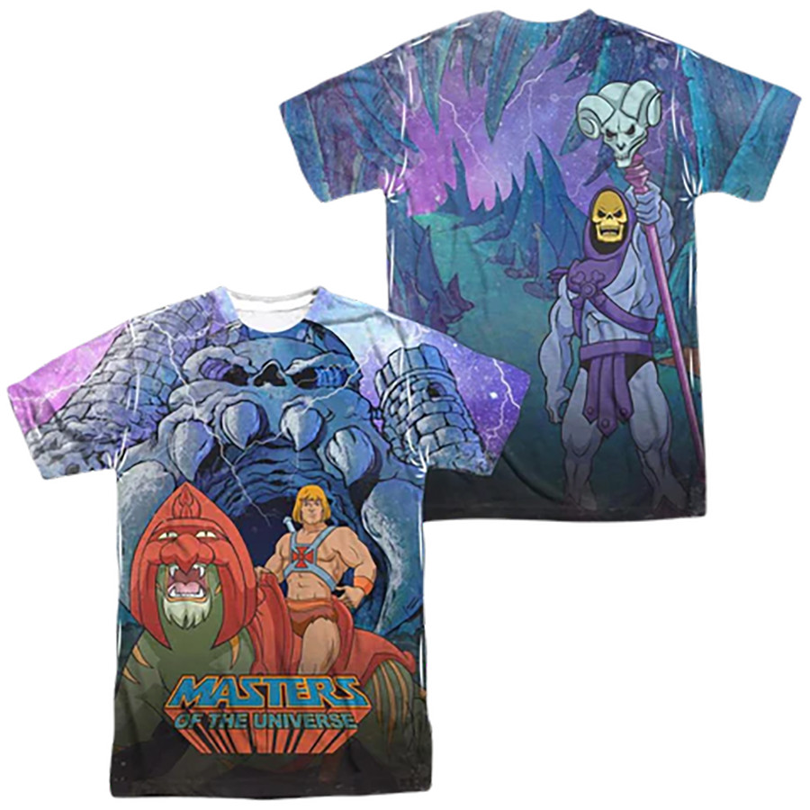 NEW Masters Of The Universe cartoon 3D SHIRT All sizes