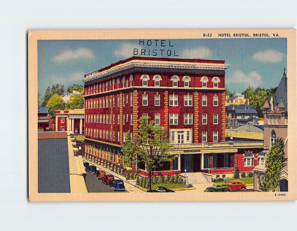 Postcard Hotel Bristol Bristol Virginia