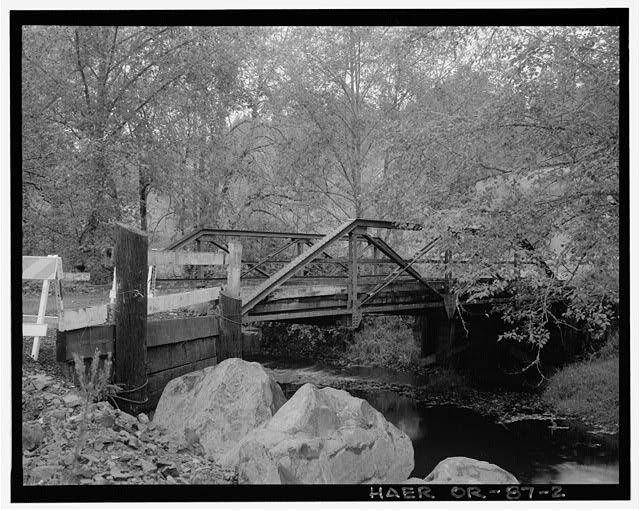 2. GENERAL VIEW, FACING NORTHWEST - Beaver Creek Bridge, Spanning Beaver Creek