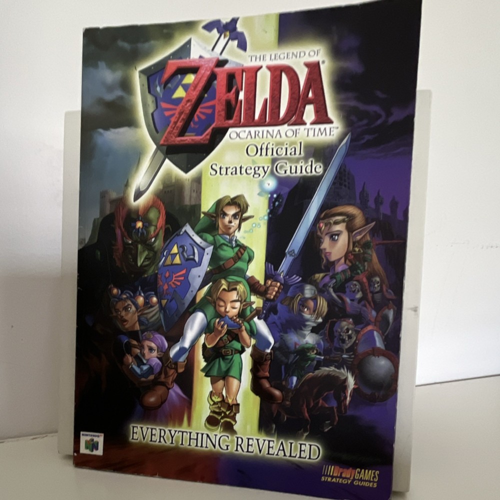 Zelda Ocarina of Time Official Strategy Guide Maps & Secrets Brady Games