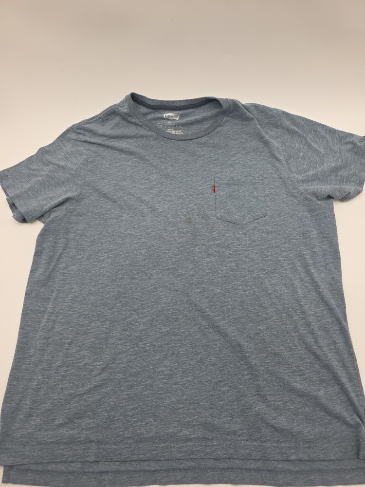 Levis T-Shirt Mens 2XL Gray Solid Men .#41129