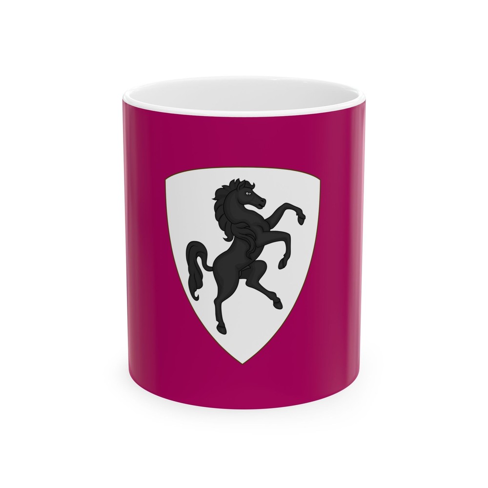 Flag of Arezzo (Italy) White Coffee Mug