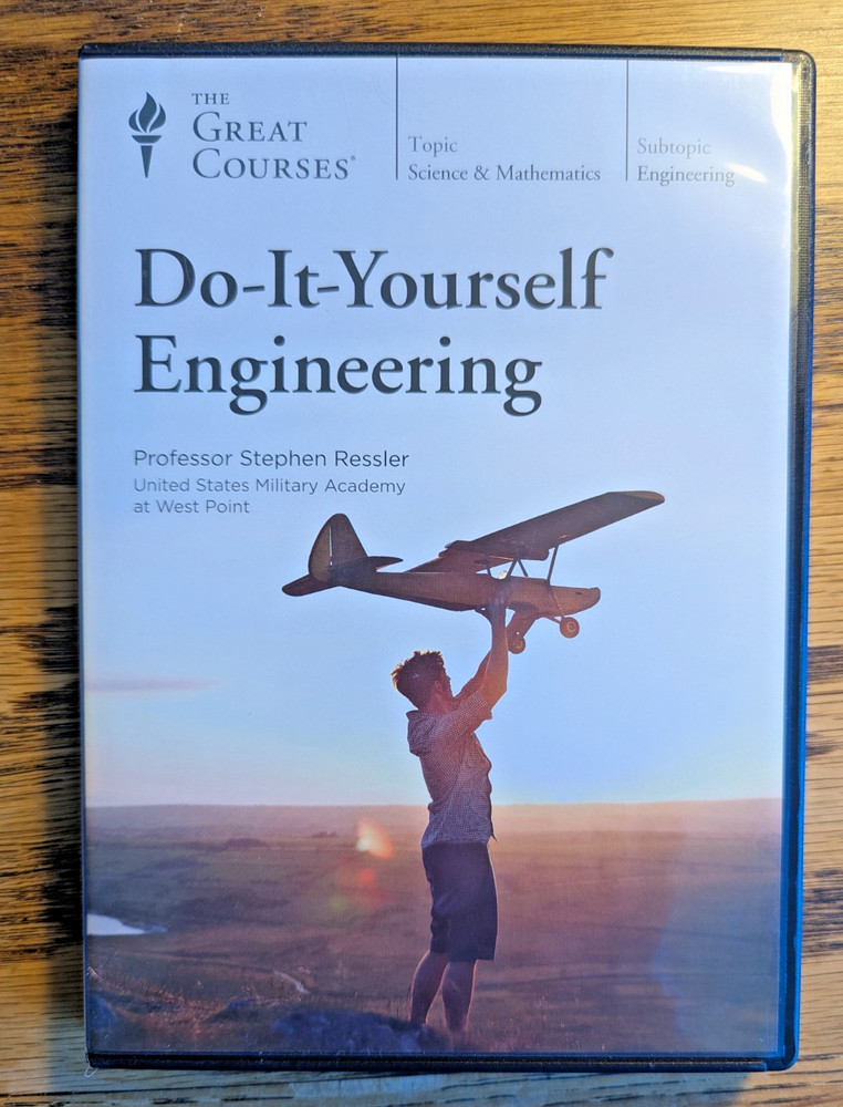 Great Courses: Do-It-Yourself Engineering by Stephen Ressler (2017, DVD)