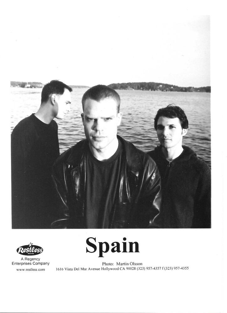 SPAIN Rare 1995 PROMO PRESS PUBLICITY 5x7 GLOSSY PHOTO PICTURE for Blue CD MINT