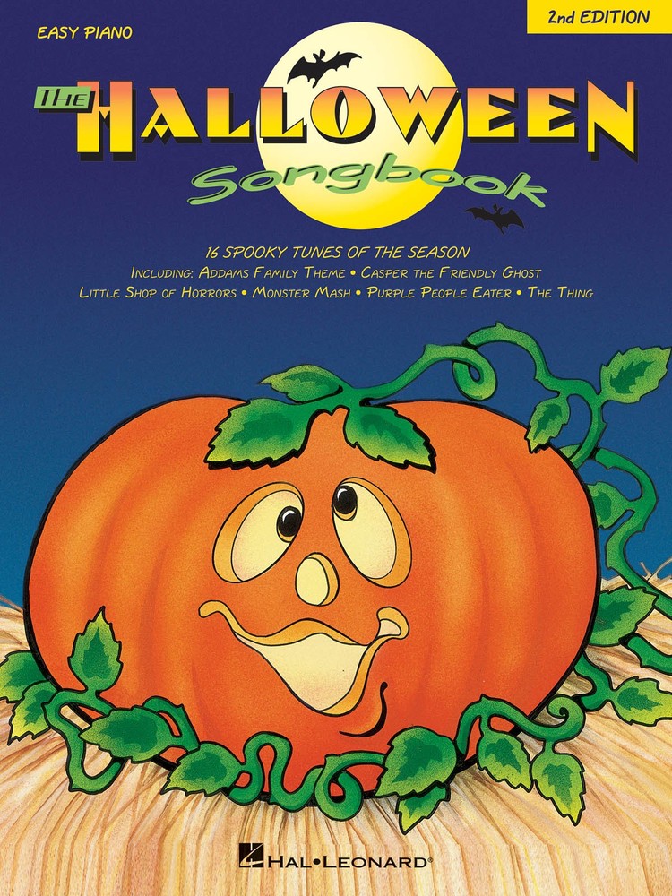 The Halloween Songbook 2nd Edition for Easy Piano Vocal Sheet Music Lyrics Book