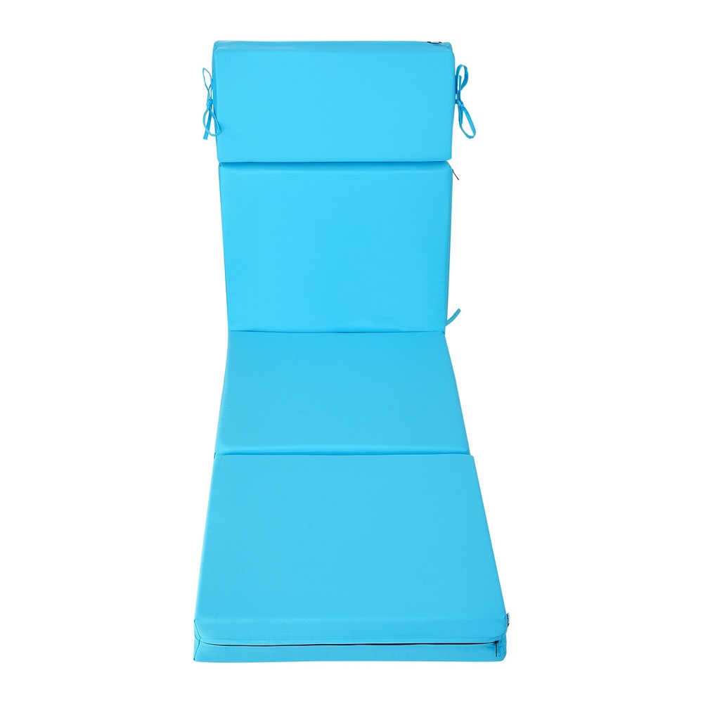 Uimoso Set of 2 Outdoor Lounge Chair Cushions 72 x 21
