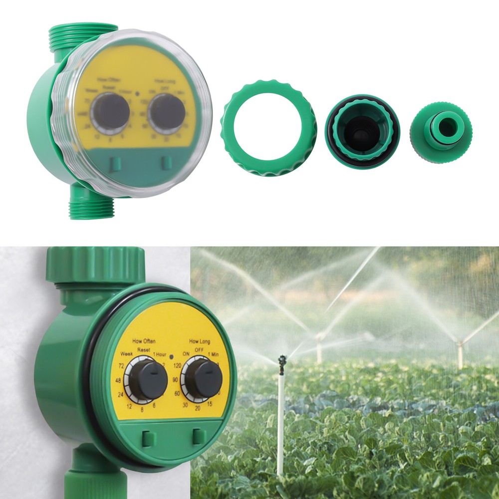 Automatic Water Drip Irrigation Controller Outdoor Garden Hose Faucet Timer Tool