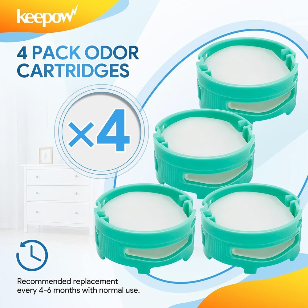 Odor Neutralizer Replacement Cartridges Compat with Shark Stratos Vacuum Cleaner