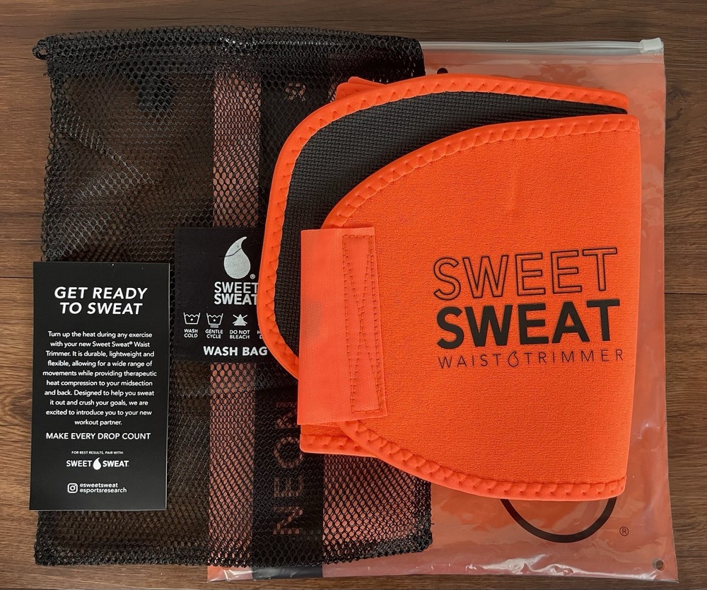 Sweet Sweat Neon Sunset Venice Waist Trimmer Medium Unisex