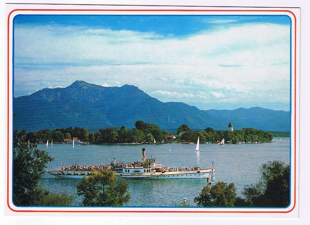 Germany Postcard Schoner Chiemsee Cruise Ship