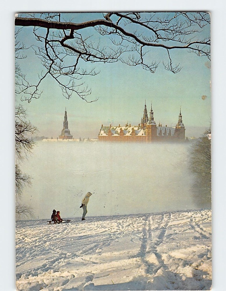 Postcard Frederiksborg Hillerød Denmark