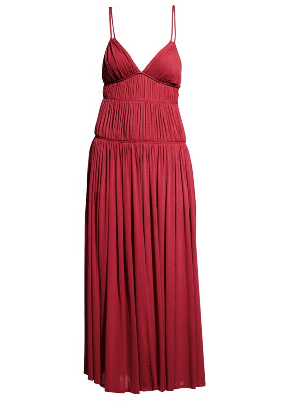 Rebecca Taylor Designer Dress Women 2 Red Midi Slip Cocktail Party Runway NWT