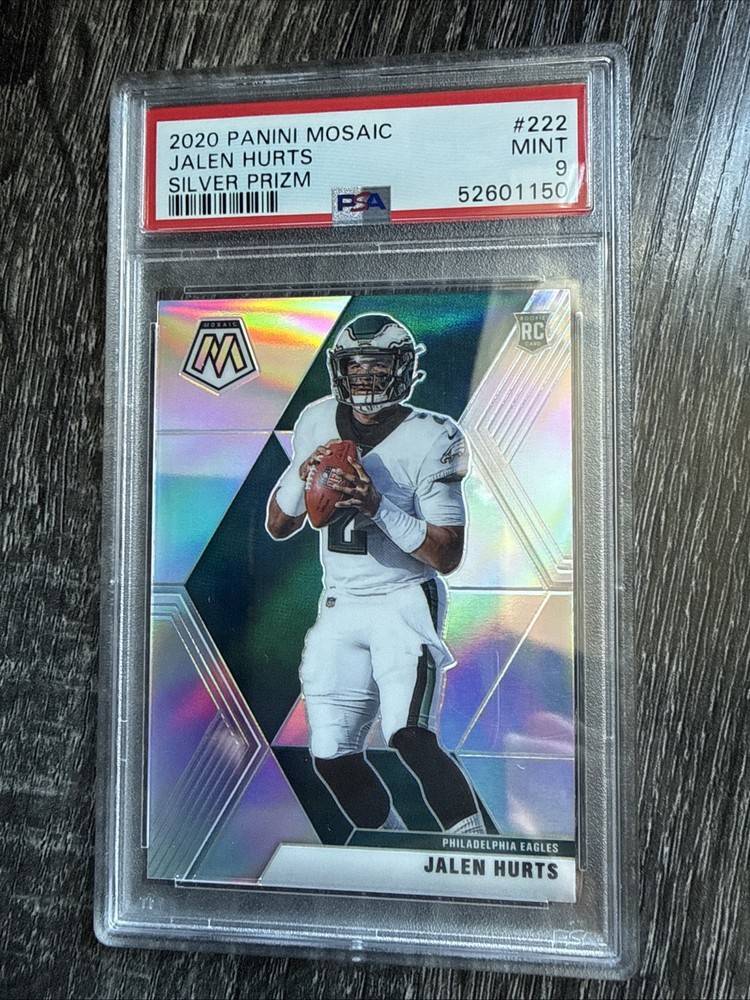 2020 Panini Mosaic - Rookies Jalen Hurts #222 Silver Prizm (RC)
