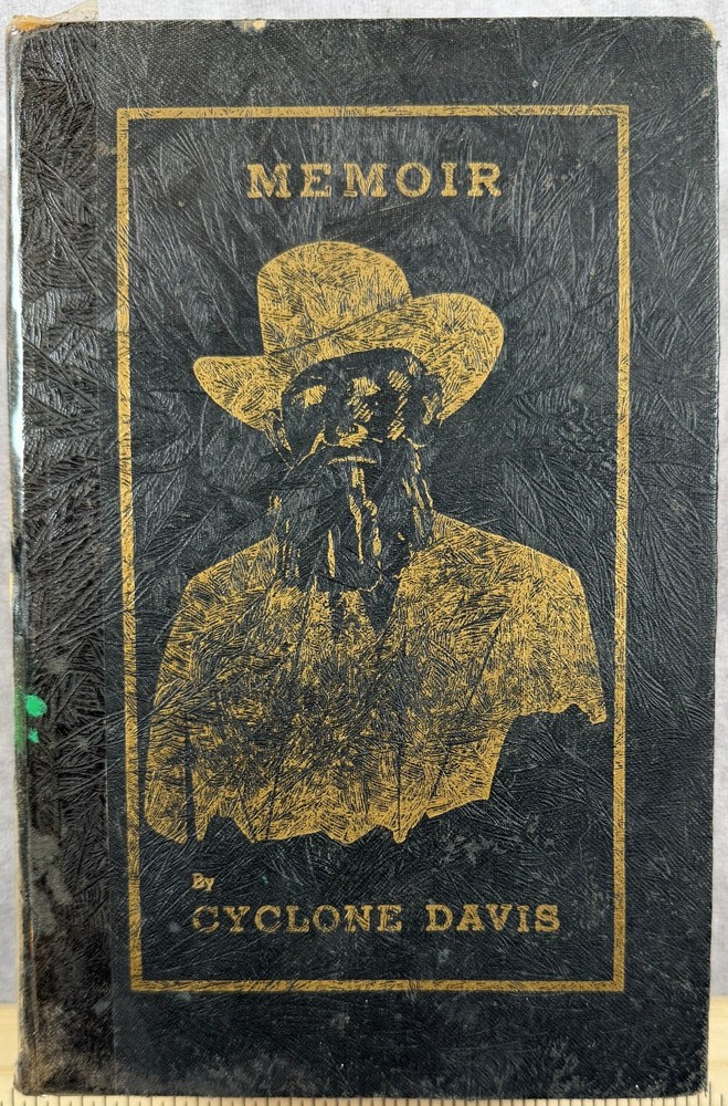 1935 Memoir Cyclone Davis Signed Autographed Edition Hardcover Texas