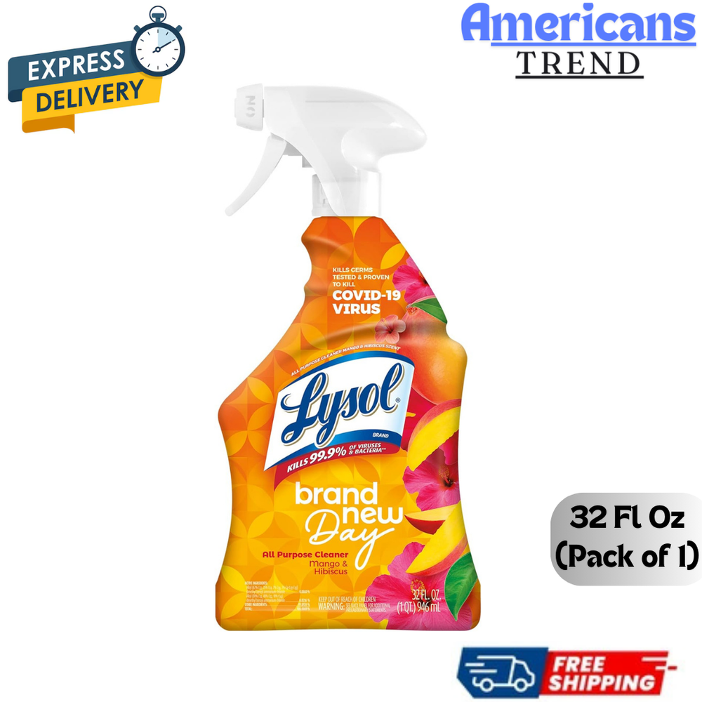 Lysol All-Purpose Cleaner, Sanitizing and Disinfecting Spray,32 Fl Oz Pack of 1