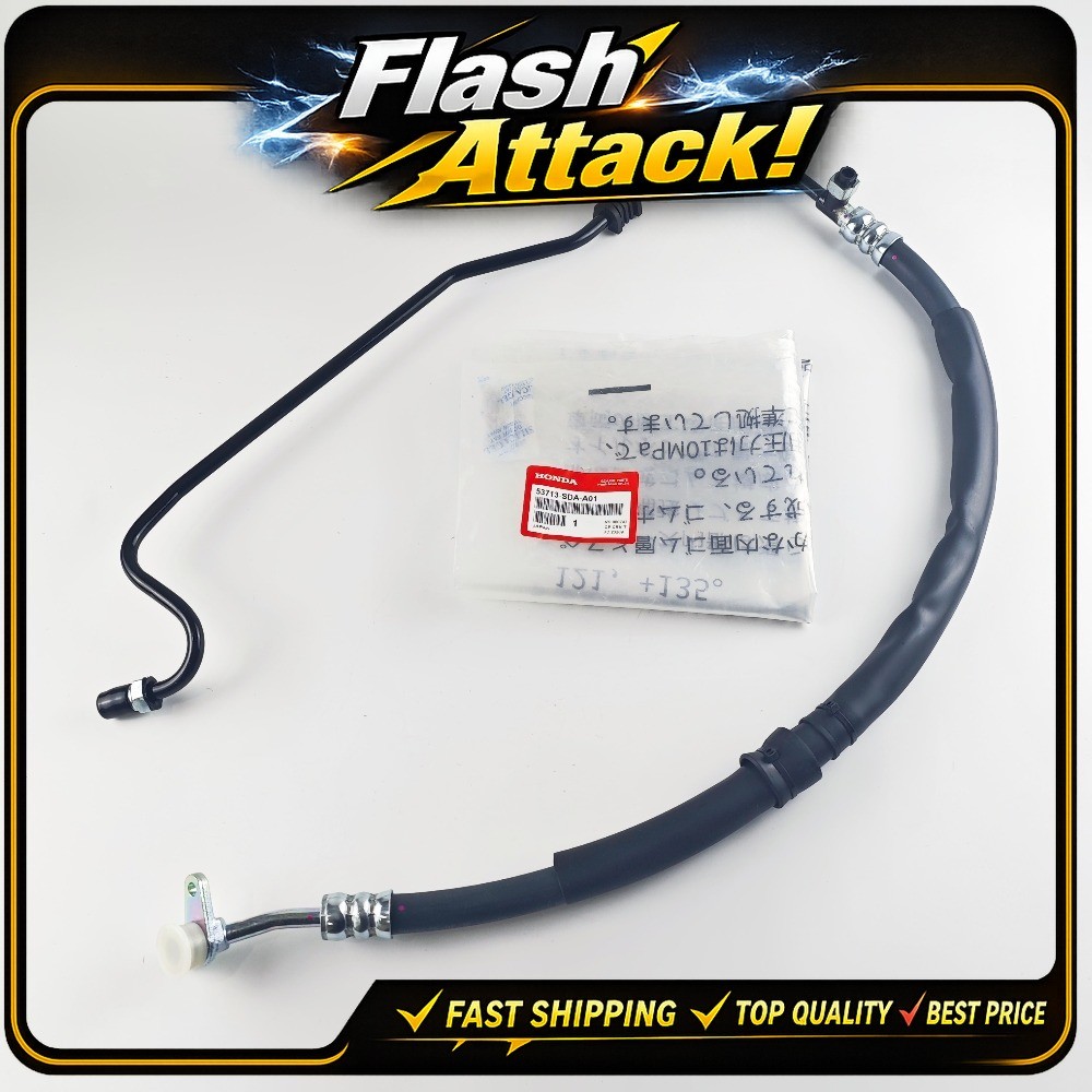 NEW OEM Power Steering Pressure Hose For 03-07 Honda Accord 2.4L 53713-SDA-A01