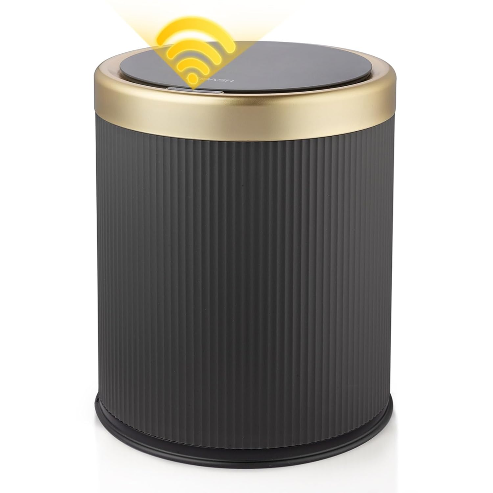 Automatic Motion Sensor Trash Can - 2.8 Gallon Mini Bin for Bathroom & Kitchen