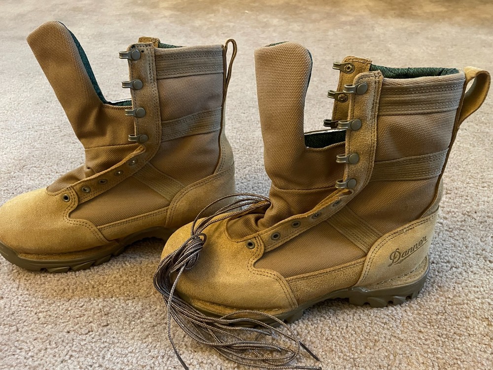 Danner Rivot TFX 8 Inch 1200G Military Work Boots Coyote Brown Size 9