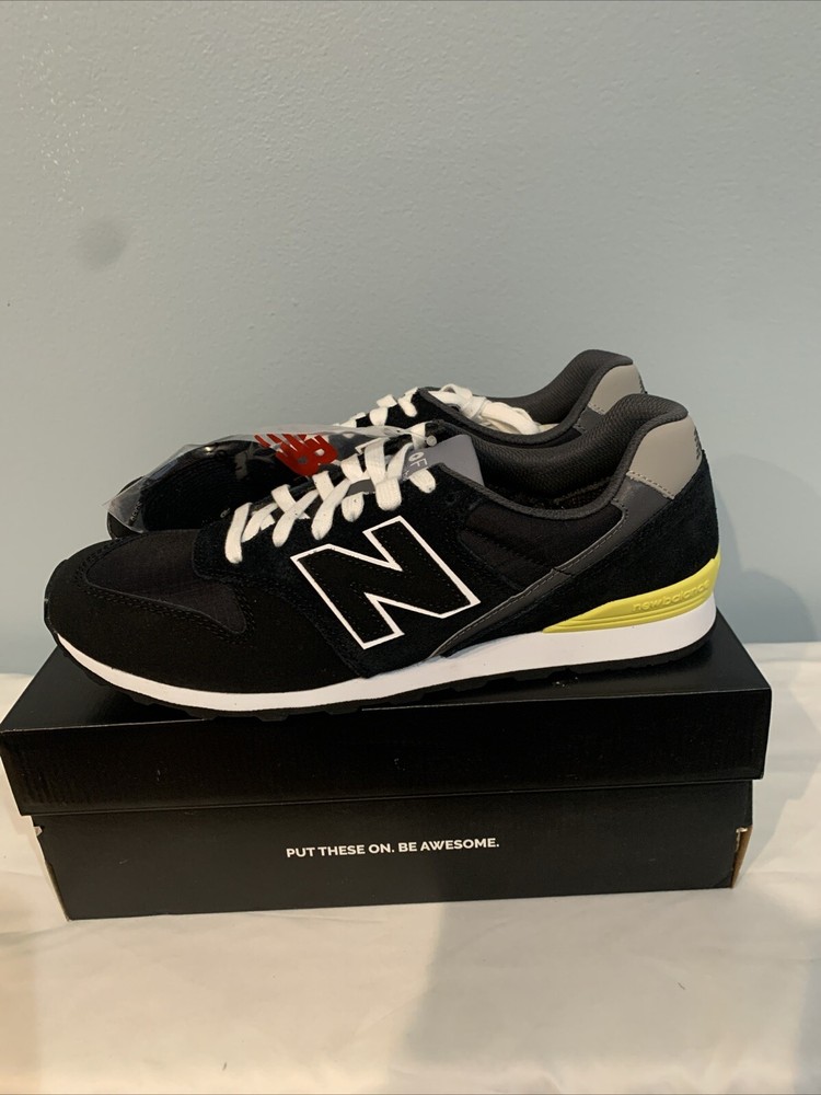 FIGS New Balance 996 Women's  Shoes Sneakers Black & Yellow WL996FG2