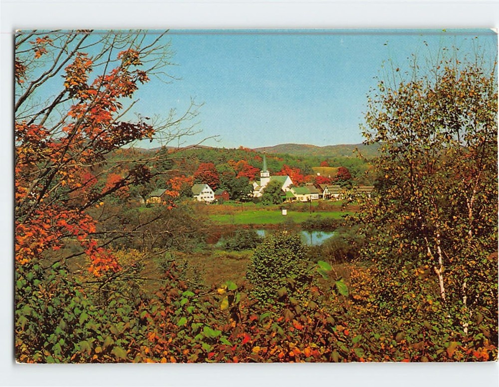 Postcard Village of Cavendish Vermont USA