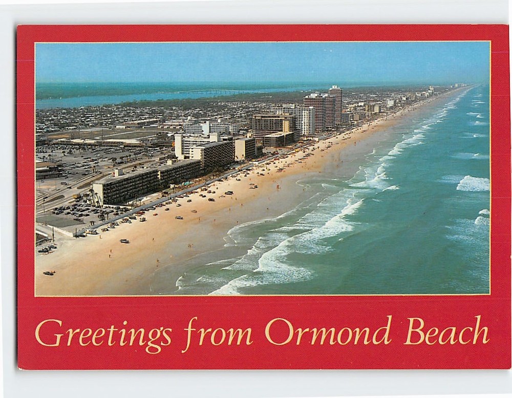 Postcard Greetings from Ormond Beach Florida USA