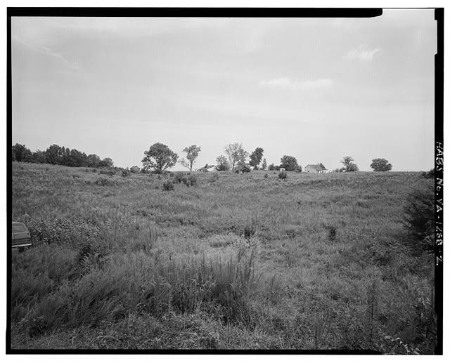 2. General view Fort Hill Farm, view looking north from F two-room cabin. From