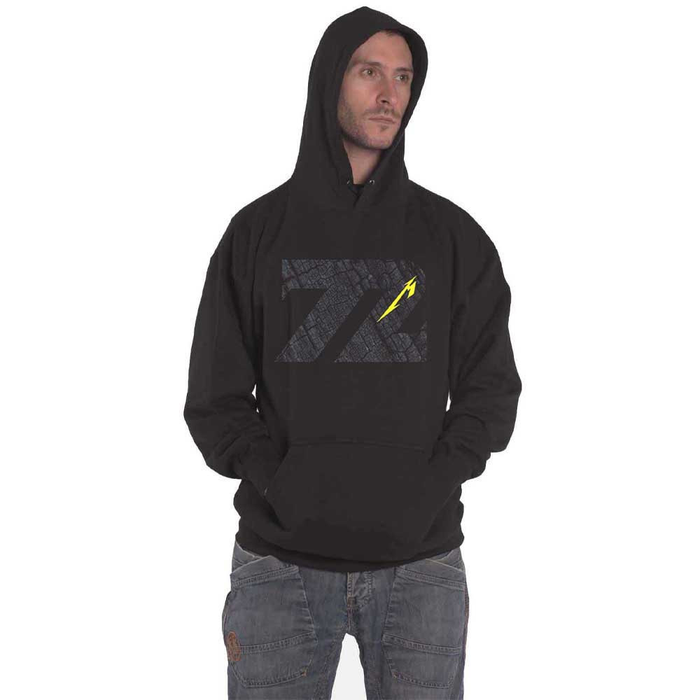 Metallica Hoodie Charred M 72 Band Logo new Official Mens Black Pullover