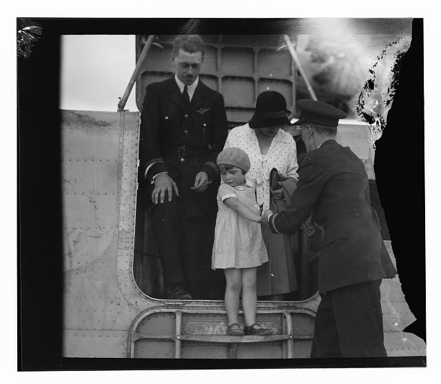 Gaza Palestine 1935 Imperial Airways Hanno Aircraft Boarding Passengers