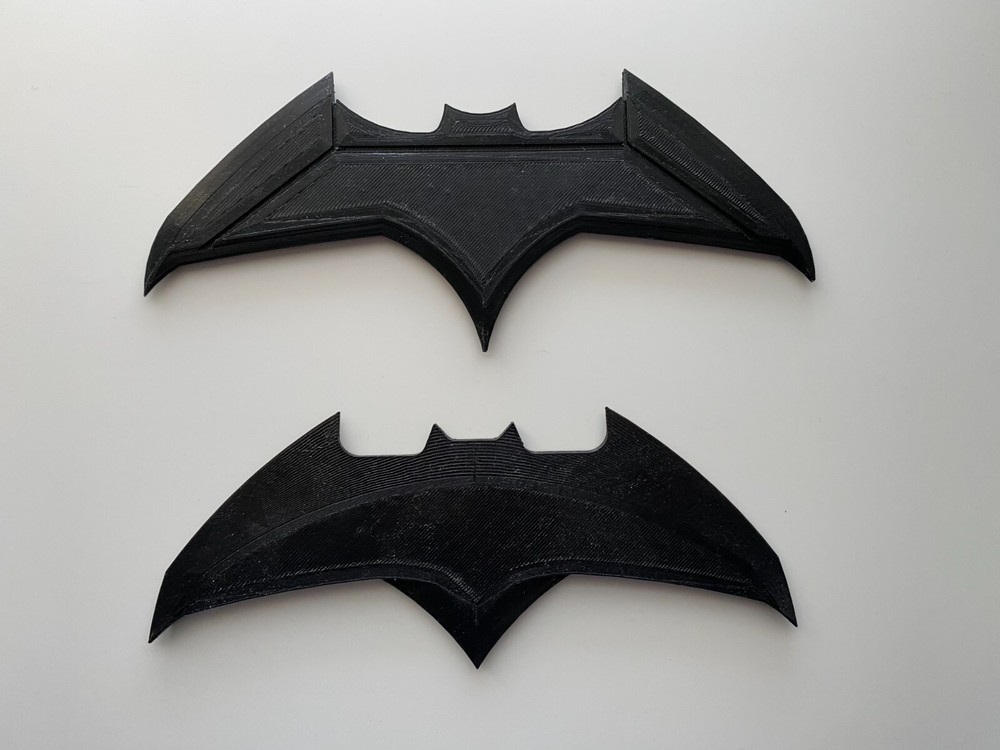 3D Printed Batarangs - Batman V Superman - Both Versions