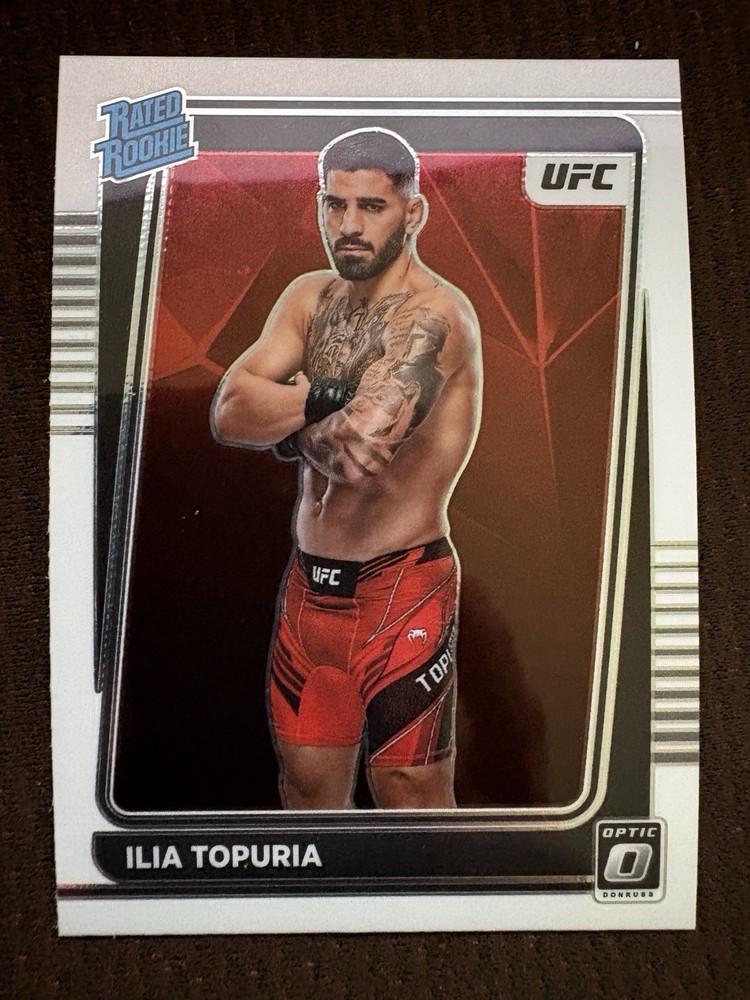2022 Panini Donruss Optic UFC  Rated Rookie Ilia Topuria #110 (RC)