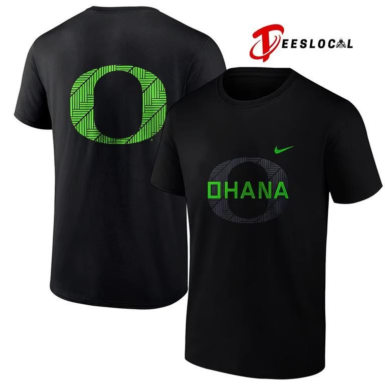 Oregon Ducks Ohana logo shirt